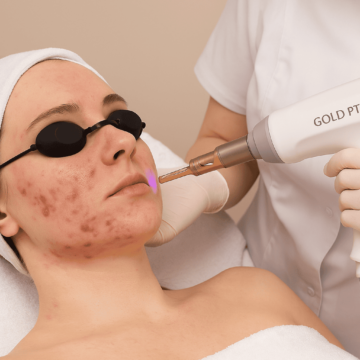 Nowość w Centrum Medycznym AR – terapia GOLD PTT LASER PEEL na uporczywy trądzik